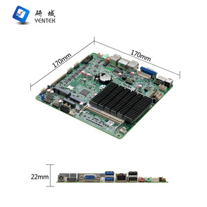 Yentek Industrial Motherboard Mini ITX J3455 Quad Core 6 Serial Ports 10 <b>USB</b> DDR4 SATA VGA <b>HDMI</b> LVDS - Product Image 1