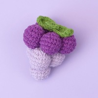 Porte-clés en peluche tricoté fait main, style mignon, avec pendentifs fruits (kaki, arachide, pomme, fraise, pêche, poire), vente en gros Chine