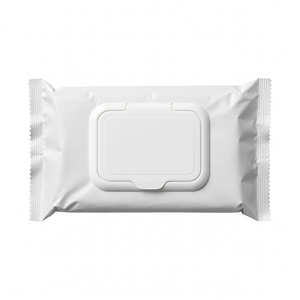 Lingettes humides jetables pour bébés et nourrissons, sans alcool, en coton, pour nettoyer la peau, serviettes en papier, fabrication OEM, eau pure - Product Image 2