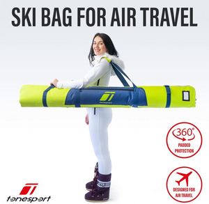 Échantillon gratuit : Sacs de voyage personnalisables avec logos pour le rangement des bottes de ski en polyester, imperméables, pour bâtons de ski et de snowboard - Product Image 2
