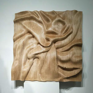 Arte Murale Ondulata 3D in Legno Massiccio su Misura, Decorazione Parametrica 3D per Interni, Quadro Ondulato da <span class=keywords><strong>Parete</strong></span> - Product Image 2