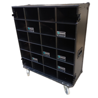 Valise de transport mobile KKMARK en aluminium avec tiroirs Euro et table de travail pour événements sportifs et tournées de concerts