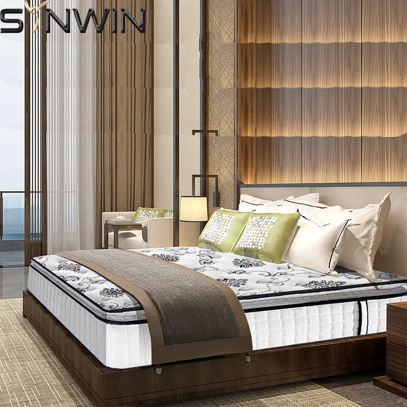 5 stelle hotel materasso del letto con materasso a molle insacchettate utilizzato