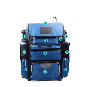 Sac à dos de baseball et softball BSCI pour athlètes, sac de sport d'extérieur, sac de voyage pour casque de cyclisme, sac d'équipe - Product Image 4