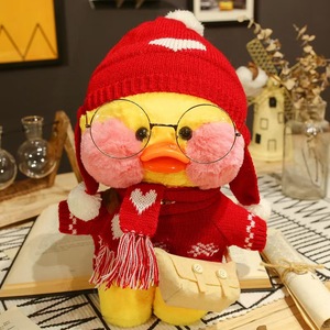 Peluche de Pato Lalafanfan <span class=keywords><strong>Cafe</strong></span> <span class=keywords><strong>Mimi</strong></span>, Juguete de Peluche Suave y Adorable con Gorro Desmontable, Lavable, Alivia el Estrés, Regalo para Niños, Cumpleaños - Product Image 6