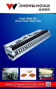 高品質PVC/WPCシート押出金型黄元金型製品ラインから死ぬ