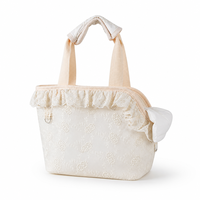 Sac de transport pour animaux de compagnie en dentelle blanche, sac de voyage respirant en maille pour petits chiens et chats, tailles S et M, à porter à la main ou à l'épaule, YAOYUE
