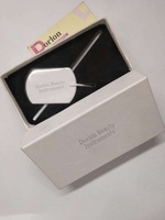 Miroirs à cils double face lumineux grossissants en acier inoxydable noir, personnalisables avec logo, pour artistes en extensions de cils