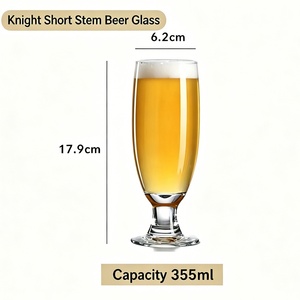 Vasos de Cerveza Artesanal con Tallo, Transparentes, Tipo Tulipán/Pinta, para <span class=keywords><strong>IPA</strong></span> y <span class=keywords><strong>Lager</strong></span>, Cristalería de Grado Comercial para Bares y Pubs, Logotipo Personalizado Disponible - Product Image 5