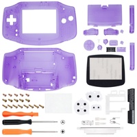 Coques de remplacement personnalisées pour Game Boy Advance, en plastique ABS, écran IPS compatible, ensemble complet de boutons pour la restauration, personnalisable