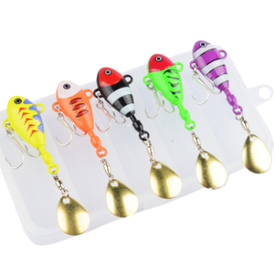 สปินเนอร์เหยื่อตกปลาโลหะแบบเหวี่ยงยาว sneda เหยื่อหมุนใต้น้ำทุกชั้นมีเป้าหมายปลาแมนดารินในน้ำจืด - Product Image 5