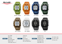 Jam Tangan Digital SKMEI 2816 Gaya Sport Populer Tahan Air 5BAR Kronograf Gel Silika Unisex