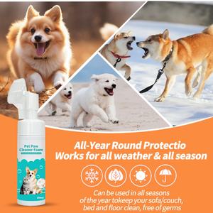 Nouveauté, vente en gros, brosse en silicone personnalisée pour le nettoyage des pattes des animaux de compagnie, brosse portable pour chiens et chats, nettoyant pour pattes sans eau - Product Image 4