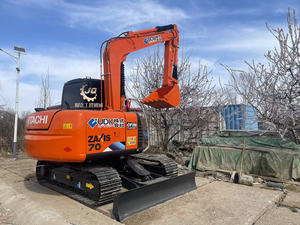 Miniexcavadora usada Hitachi Zx70 zx60 7ton, importación japonesa de segunda mano, pequeña excavadora sobre orugas Zx60 Ex70 zx50U a la venta - Product Image 4