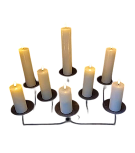 Bougie pilier en paraffine blanche sans fumée pour la décoration de la maison, LED à télécommande, faite à la main, sans flamme, pour mariage, Noël - Product Image 1