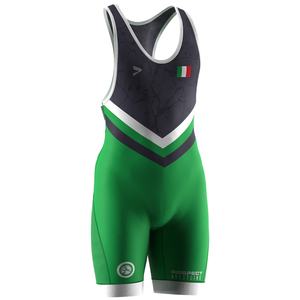 Justaucorps de lutte pour hommes National Elite, justaucorps athlétique, collant de lutte, combinaison de sport, tenue de gym, sous-vêtement de sport - Product Image 2