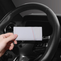 Housse de protection antidérapante en cuir pour poignée de toit de voiture YECAI, accessoires intérieurs universels de luxe
