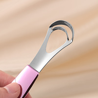 Nouveau gratte-langue en acier inoxydable Nano-stem avec lame nano double couche innovante pour une élimination sûre et complète du revêtement buccal