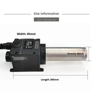 Súng hơi nóng công nghiệp chạy bằng xăng 4400W với nhiệt độ điều chỉnh (0-650c) Lò sưởi bằng thép không gỉ Bảo hành 3 năm - Product Image 1