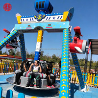 Manège à thème aviation pour enfants et adultes, petit manège pendulaire pour fêtes foraines, carnavals, centres commerciaux, aires de jeux intérieures et extérieures