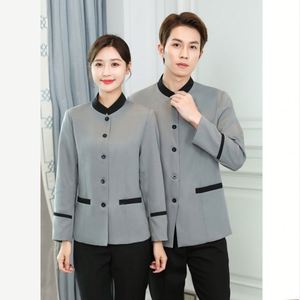 Combinaisons <span class=keywords><strong>de</strong></span> nettoyage design, vêtements d'automne et d'hiver, manches longues, hôtel, propriété, <span class=keywords><strong>ménage</strong></span>, chambre d'hôtes, personnalisable pour les deux sexes - Product Image 1