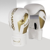 Gants de boxe fabriqués par le fabricant, logo personnalisé, couleur cuir PU, gants de boxe d'entraînement, gants de boxe