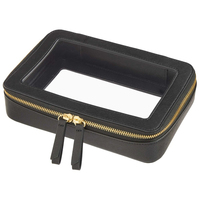 Sac de voyage pliable en PVC transparent avec fermeture éclair, grande capacité, tendance, portable, avec fenêtre transparente imperméable