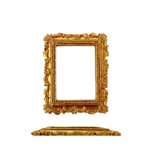 Cadre photo en résine de style victorien 8-11 cm, support mural décoratif, présentoir pour badges - Product Image 5