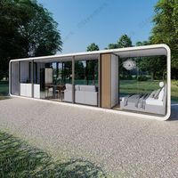 Apple Cabin maison préfabriquée prête à l'emploi villas petite maison moderne mobil-homes bon marché