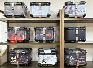 אופנוע מטען 5l 5l כל האופנוע הלבן בטיחות נגד גניבות תעופה נעילה עמיד למים קיבולת גדולה אופנוע - Product Image 6