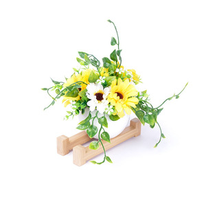Bamboo succulent indoor <b>plant</b> stand, desktop office <b>plant</b> flower <b>pot</b> stand, windowsill green <b>plant</b> bamboo <b>plant</b> stand - Product Image 3