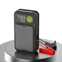 Démarreur de voiture 14,8 V en ABS avec gonfleur de pneus, moniteur de pression numérique, lumière d'urgence LED et booster de batterie portable
