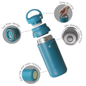 Tazza da caffè con logo personalizzato stampato pallone da acqua sottovuoto 12oz bicchiere doppia parete in acciaio inox personalizzato tazza di caffè da esterno - Product Image 3