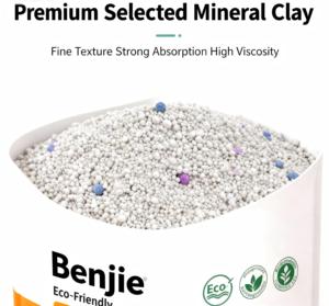 Litière pour chat en bentonite agglomérante écologique en vrac, certifiée BSCI, fabrication OEM, 5 kg, agglomération rapide, faible teneur en poussière, hautement absorbante - Product Image 3