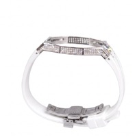 Correa de Metal con Diamantes de Acero Inoxidable para Reloj ap Royal pop, Correa de Goma para Reloj ap Royal pop