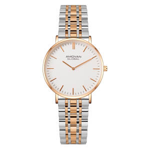 Montres à quartz simples entièrement métalliques pour hommes, bracelet en acier inoxydable - Product Image 3