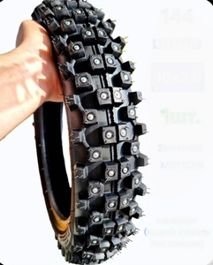 Pneus à crampons pour vélo électrique, pneus d'hiver, pneus neige, 16 pouces, robustes, 3.00-12, pneus tout-terrain Monster - Product Image 3
