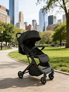 <span class=keywords><strong>Poussette</strong></span> légère certifiée EN1888 avec harnais 5 points, siège réglable, pare-soleil avec fenêtre, pliable - Product Image 3