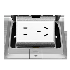 Stainless Steel Waterproof Pop-Up Floor <b>Socket</b> 5 Hole Concealed Wall Mounting Multifunctional <b>With</b> <b>Usb</b> Port - Product Image 4