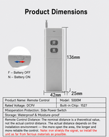 Interrupteur intelligent à télécommande RF monophasé KAIYI 3000m/5000m 220V pour moteur de pompe à eau avec courant maximal de 30A