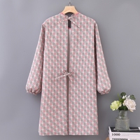 Tablier personnalisé en toile de coton et bambou, imperméable, pour barista, facile à nettoyer, pour café