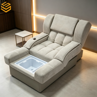 Table de soin électrique pour pédicure avec bassin de trempage des pieds, fauteuil de massage spa pour salons de réflexologie et centres de bien-être