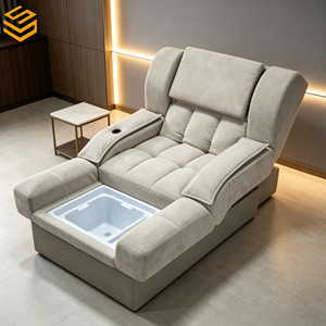 Lettino Elettrico per Trattamenti Estetici, Poltrona Pedicure con Vasca per Pediluvio, Divano Massaggiante per <span class=keywords><strong>Centri</strong></span> Estetici, Riflessologia e <span class=keywords><strong>Benessere</strong></span> - Product Image 4