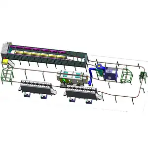 Automatic metal vertical aluminum powder coating line manufacturer