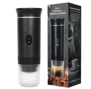 Electric Portable Espresso Machine LED Display Self Heating USB Recharge Capsule Coffee Maker for Travel Car Outdoor Custom Logo - Product Image 1