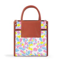 Sac à main carré en cuir PU imprimé camouflage personnalisé, mini sac fourre-tout bandoulière pour femme, idéal pour les sorties décontractées et les voyages de week-end