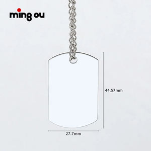 Plaques <span class=keywords><strong>d</strong></span>'<span class=keywords><strong>identification</strong></span> personnalisées pour animaux de compagnie, gravure laser, sublimation, plaques vierges pour chats et chiens, plaques rectangulaires vierges pour chiens, gravure laser - Product Image 5