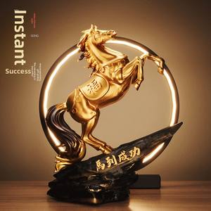 Style chinois lumière luxe haut de gamme ornement résine nouveau cadeau d'ouverture pour salon bureau entrée décoration élégant - Product Image 2