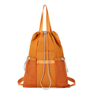 Sac à dos de <span class=keywords><strong>randonnée</strong></span> léger avec fermeture à cordon pour la <span class=keywords><strong>randonnée</strong></span> en plein air, sac de sport portable à double bandoulière pour <span class=keywords><strong>femme</strong></span> - Product Image 6