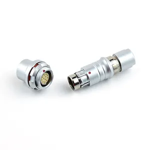 Groothandel Custom Ip68 Waterdichte Push Pull Met Hal-Shell Sleutel Mannelijke Vrouwelijke F-Serie Socket Plug Connector Fabriceert